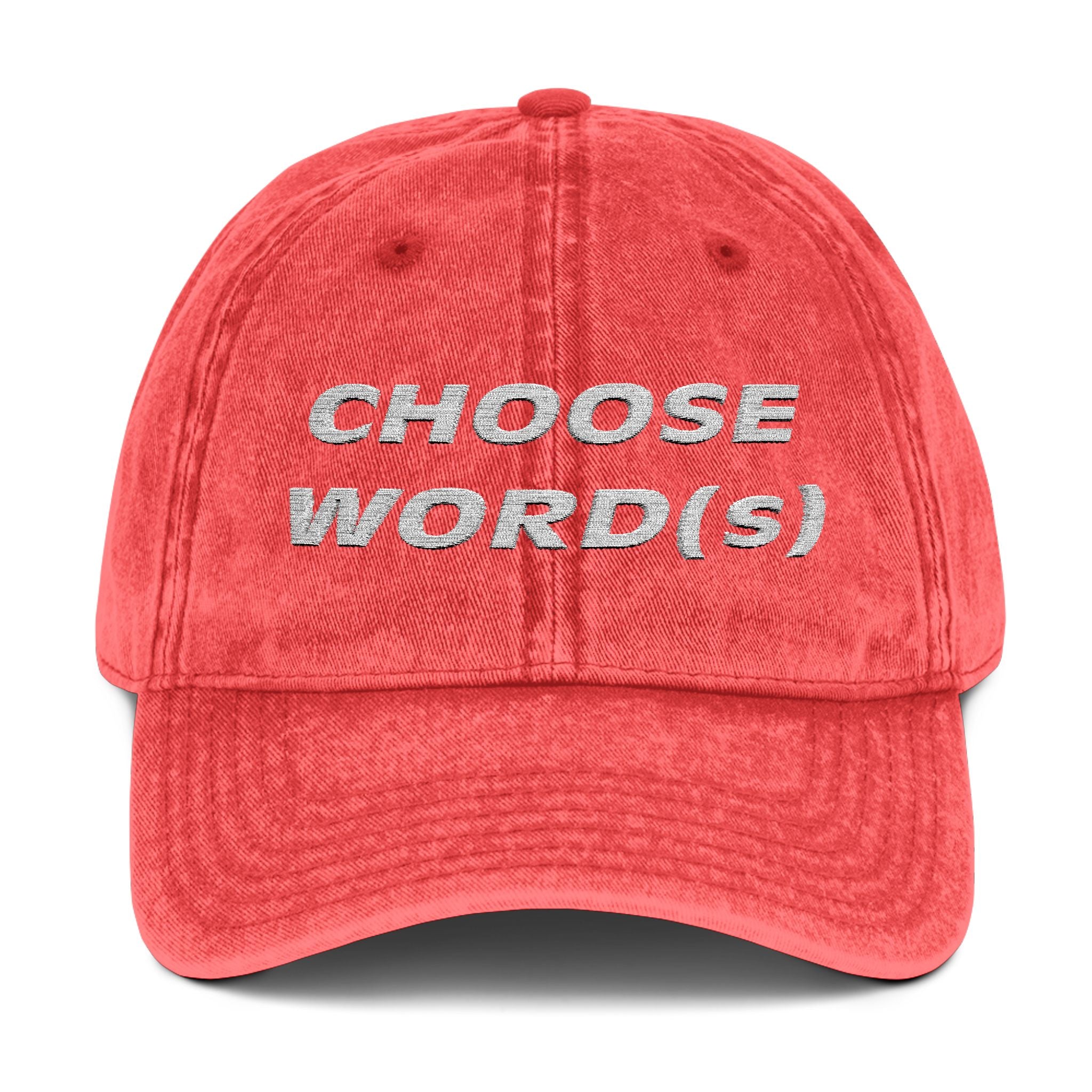 "Nightlife Elements" Custom Vintage Cap – Personalized Embroidered Style with Purpose